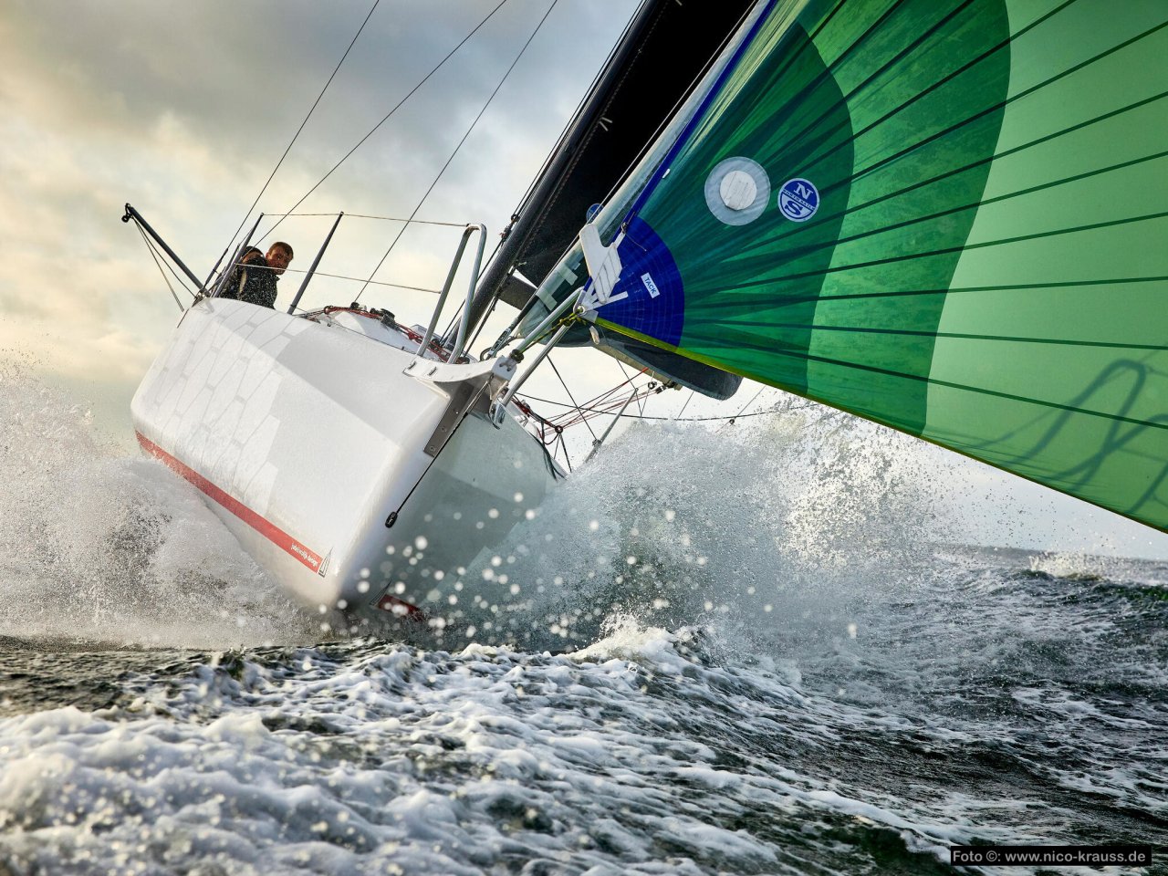 double-handed offshore race sailing dehler 30od