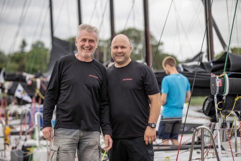 Uwe Barthel sailing champion