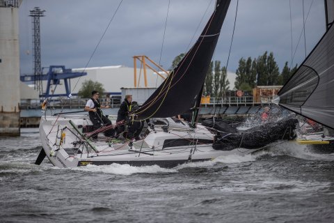 fast sailing boats on the baltic