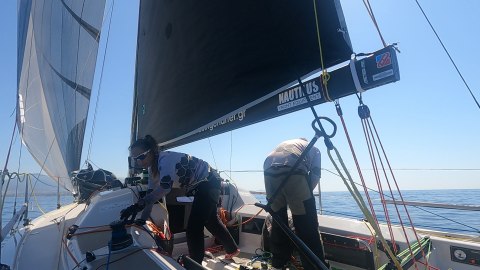 Evi Delidou practice mixed offshore Sailing