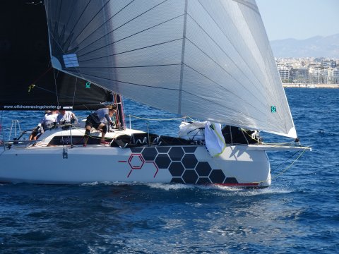 Team Aether GRE 016 offshore sailing team code zero sailing