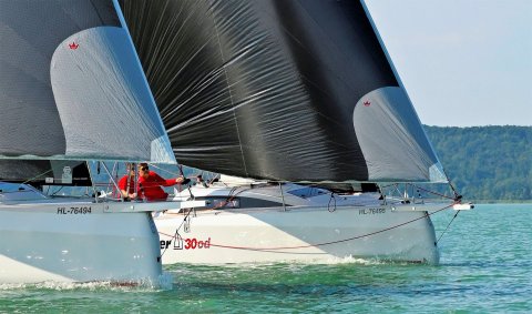 Dehler 30 one design Hungary competitors inshore