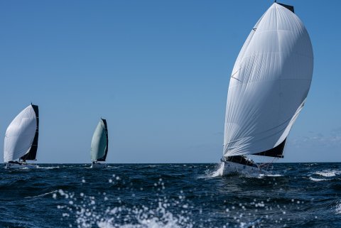 Offshore Training Dehler 30 one design Warnemünde April 2021