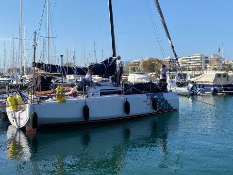 Evi Delidou Offshore Racing Training offshore sailing girls Aether