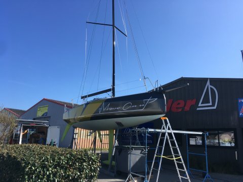 Xavier Bénéteau FRA 001 double handed offshore racing Brittany