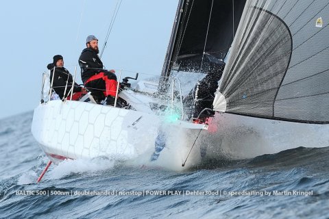 mixed youth sailing offshore