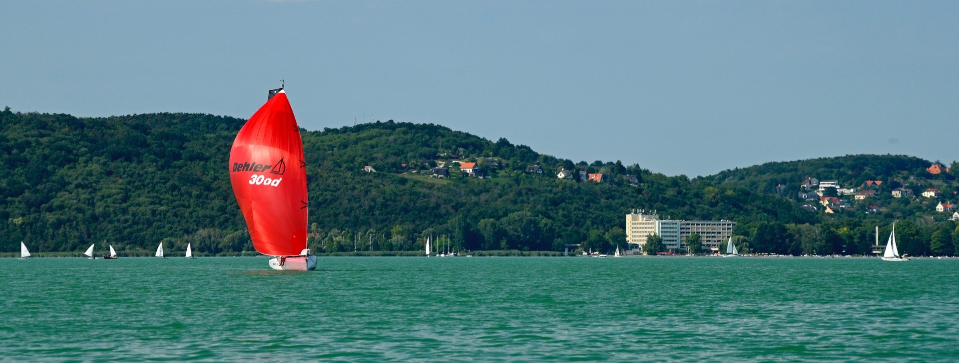 Dehler 30 one design Hungary fastest down wind leg